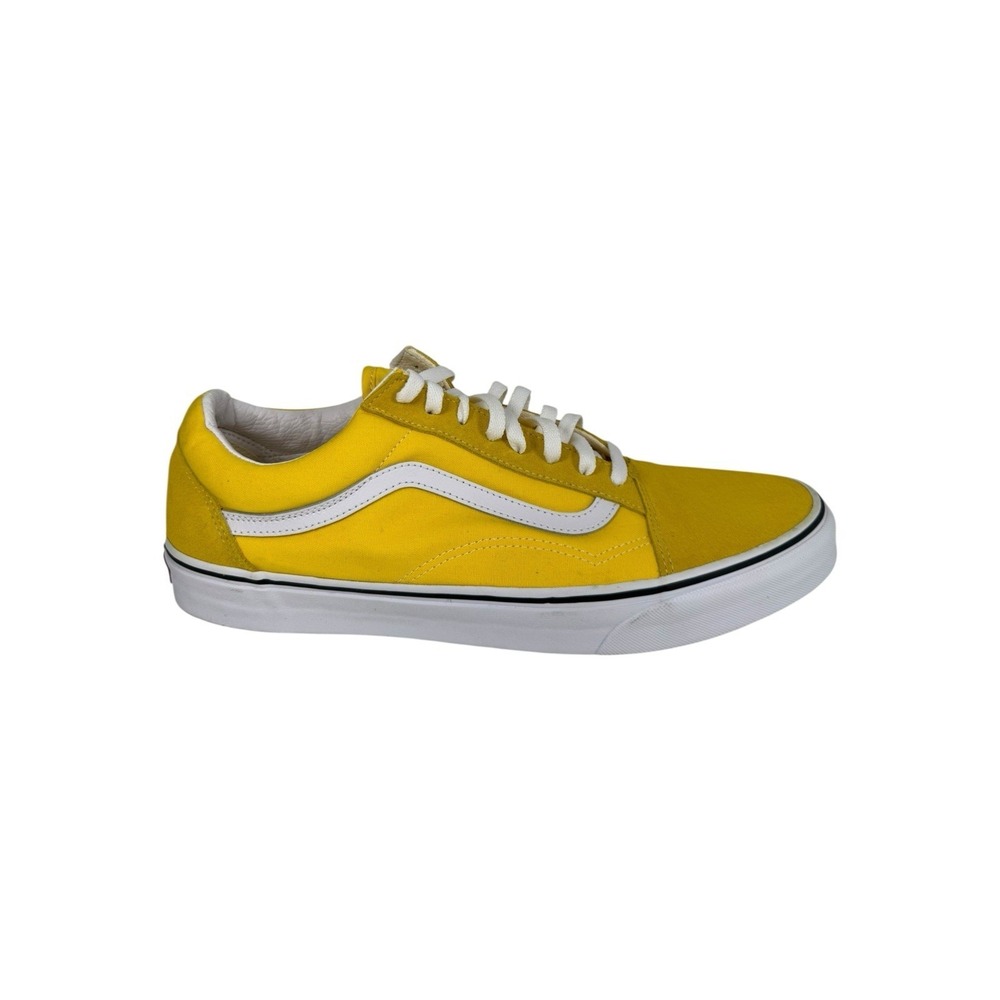 VANS Old Skool Cyber Yellow/True White Skate Shoes Mens Size 13 No Box
